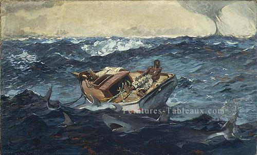 Le Gulf Stream réalisme marine peintre Winslow Homer Peintures à l'huile
